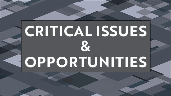 Critical Issues & Opportunities